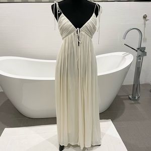 Amuse society crème goddess dress